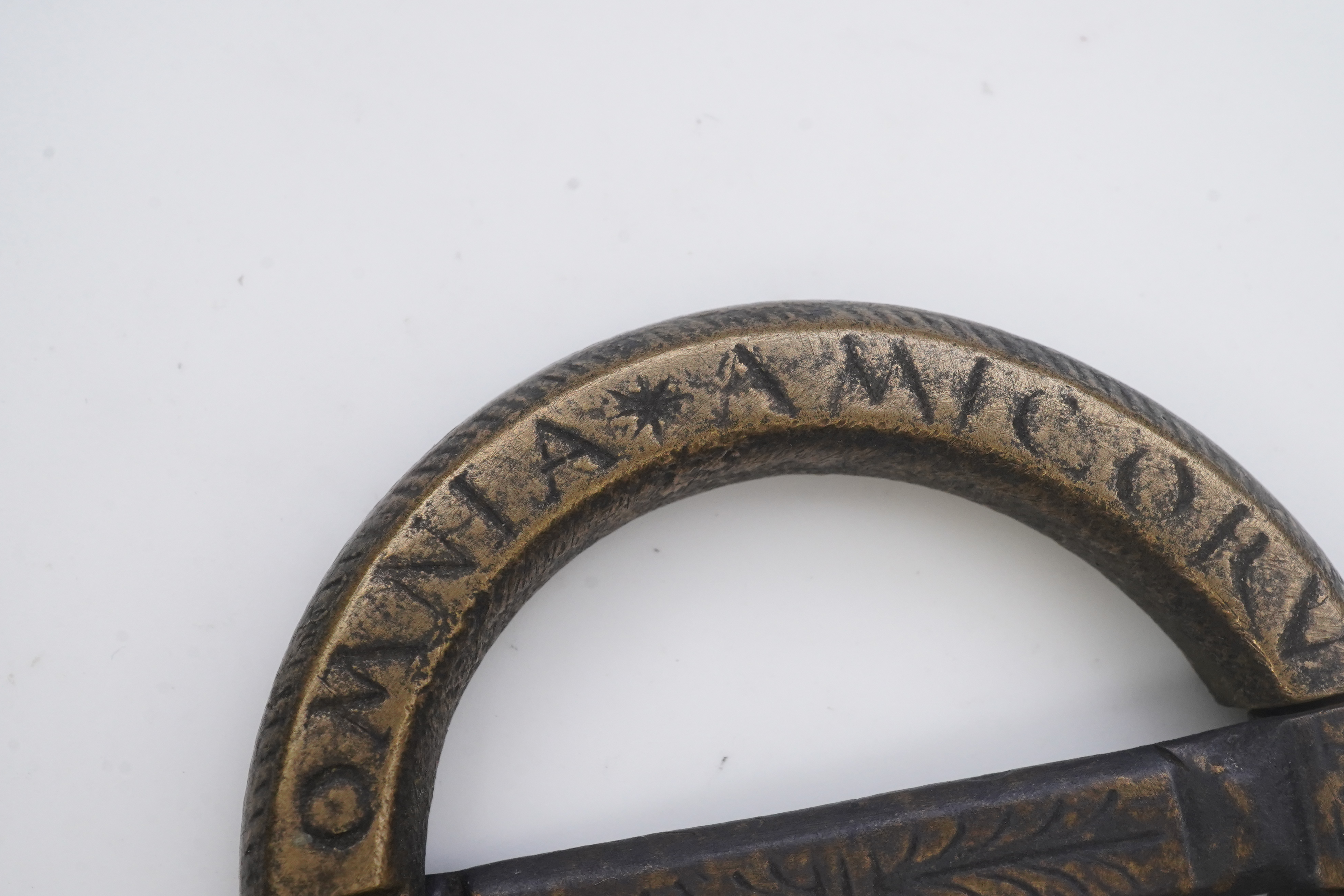 A bronze buckle, 16th-17th century